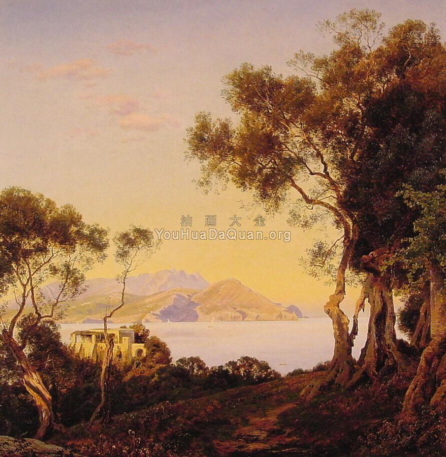 Italian Landscape - 杰纳斯·安德烈斯·巴索林·拉·库尔